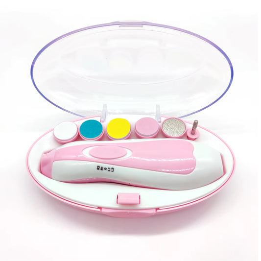 Baby Electric Nail Grinder, Available in Pink and Blue, Specially Designed for Newborn Care, Safer and More Reassuring